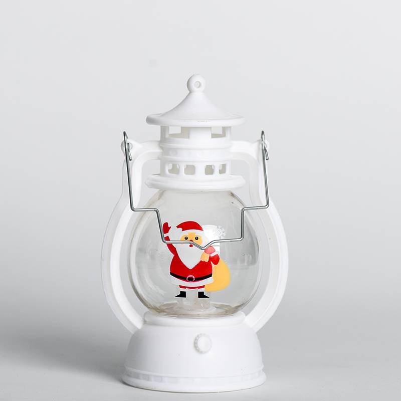 White Christmas Crystal Lantern